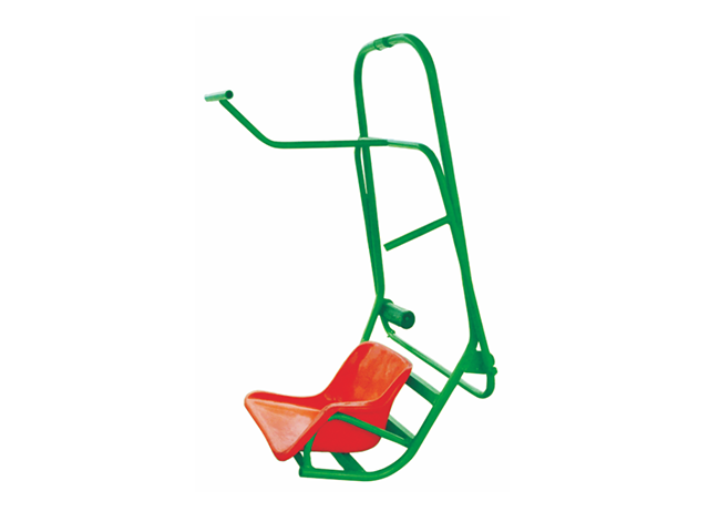 G型帶靠背扶手式單人吊椅